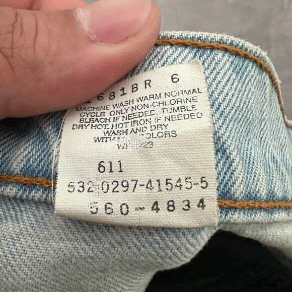 Vintage Levis 560 Jeans Men 33x30 (32x29) Blue Loose Fit Tapered Leg Made In USA - Picture 3 of 13